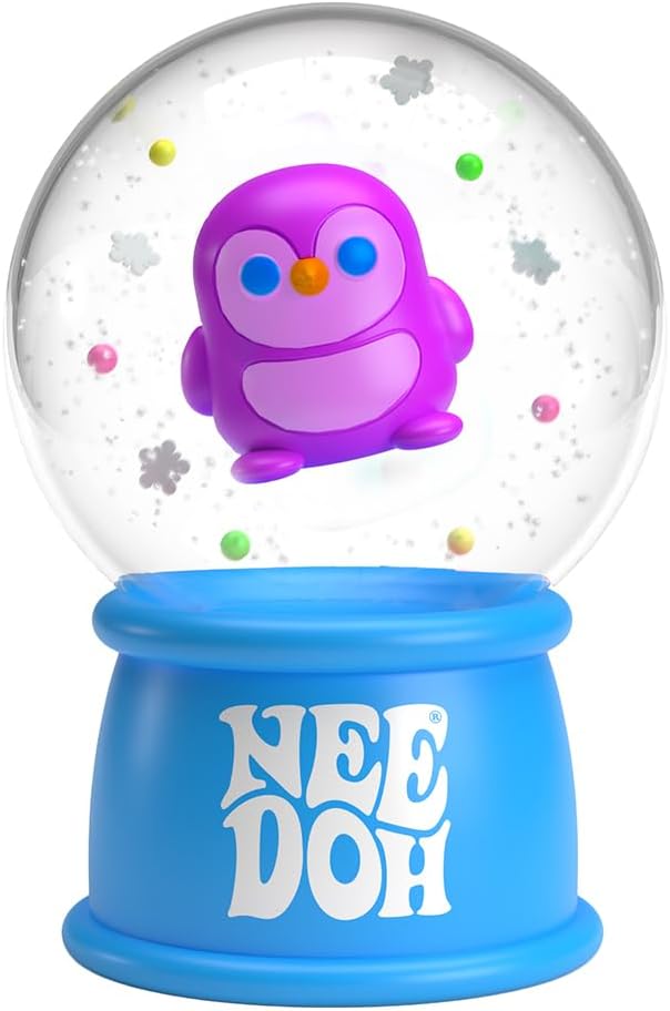 Squishmas Squish N' Snow Globes - Christmas Squeeze Toy - Assorted Colors - Ages 3 to Adult (Pack of 1) G9